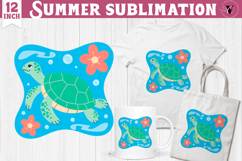 Summer Sublimation Clipart | Retro Beach PNG Product Image 1
