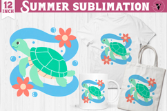 Summer Sublimation Clipart | Retro Beach PNG Product Image 1