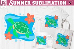 Summer Sublimation Clipart | Retro Beach PNG Product Image 1