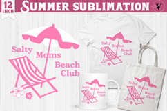Summer Sublimation Clipart | Retro Beach PNG Product Image 1