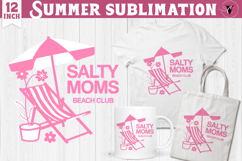 Summer Sublimation Clipart | Retro Beach PNG Product Image 1