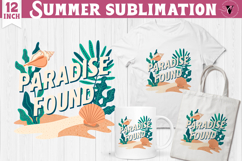 Summer Sublimation Clipart | Retro Beach PNG Product Image 1
