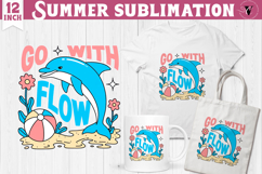 Summer Sublimation Clipart | Retro Beach PNG Product Image 1