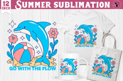 Summer Sublimation Clipart | Retro Beach PNG Product Image 1