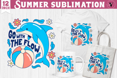 Summer Sublimation Clipart | Retro Beach PNG Product Image 1