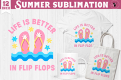 Summer Sublimation Clipart | Retro Beach PNG Product Image 1
