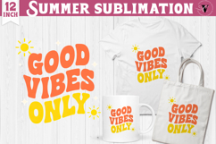 Summer Sublimation Clipart | Retro Beach PNG Product Image 1