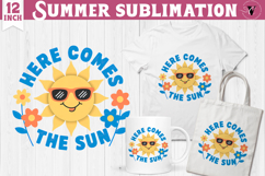 Summer Sublimation Clipart | Retro Beach PNG Product Image 1