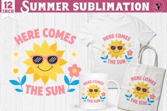 Summer Sublimation Clipart | Retro Beach PNG Product Image 1