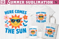 Summer Sublimation Clipart | Retro Beach PNG Product Image 1
