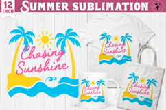 Summer Sublimation Clipart | Retro Beach PNG Product Image 1