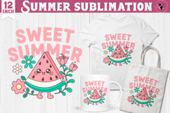 Summer Sublimation Clipart | Retro Beach PNG Product Image 1