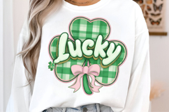 Retro Checker Shamrock Coquette Product Image 2