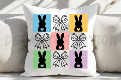 Retro Checkered Easter Coquette PNG Product Image 3