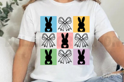 Retro Checkered Easter Coquette PNG Product Image 2