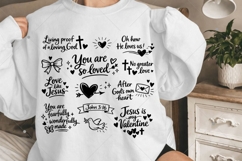 Retro Christian Valentine's Day Shirt Svg, Jesus Product Image 8