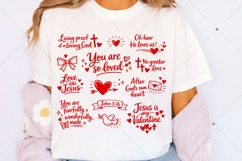 Retro Christian Valentine's Day Shirt Svg, Jesus Product Image 2