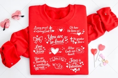 Retro Christian Valentine's Day Shirt Svg, Jesus Product Image 3