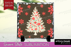 Retro Christmas Slate PNG - Vintage Aesthetic Square Slate Product Image 1