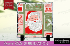 Retro Christmas Slate PNG - Vintage Aesthetic Square Slate Product Image 1