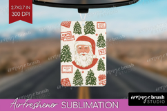 Retro Christmas Air Freshener PNG - Vintage Aesthetic PNG Product Image 1