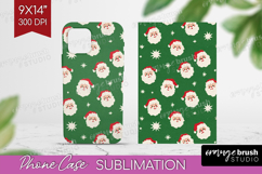 Retro Christmas Phone Case PNG - Vintage Aesthetic Case PNG Product Image 1