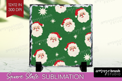 Retro Christmas Slate PNG - Vintage Aesthetic Square Slate Product Image 1