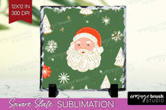 Retro Christmas Slate PNG - Vintage Aesthetic Square Slate Product Image 1