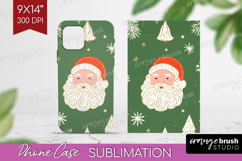 Retro Christmas Phone Case PNG - Vintage Aesthetic Case PNG Product Image 1