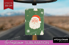 Retro Christmas Air Freshener PNG - Vintage Aesthetic PNG Product Image 1
