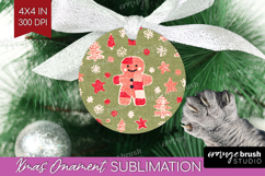 Retro Christmas Ornament PNG - Vintage Aesthetic PNG Product Image 1