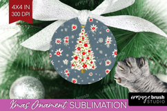 Retro Christmas Ornament PNG - Vintage Aesthetic PNG Product Image 1