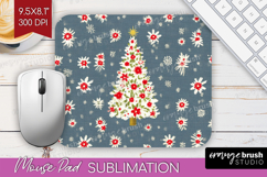 Retro Christmas Mouse Pad Sublimation - Vintage Aesthetic Product Image 1