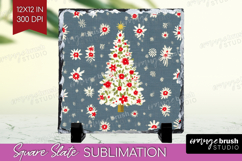 Retro Christmas Slate PNG - Vintage Aesthetic Square Slate Product Image 1
