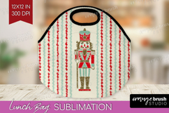 Retro Christmas Lunch Bag - Vintage Aesthetic Lunch Bug PNG Product Image 1