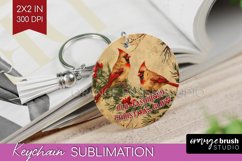 Retro Christmas Keychain PNG - Xmas Keychain Sublimation Product Image 1