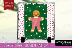 Retro Christmas Slate PNG - Vintage Aesthetic Square Slate Product Image 1