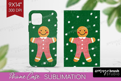 Retro Christmas Phone Case PNG - Vintage Aesthetic Case PNG Product Image 1