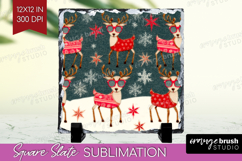 Retro Christmas Slate PNG - Vintage Aesthetic Square Slate Product Image 1