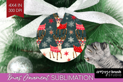 Retro Christmas Ornament PNG - Vintage Aesthetic PNG Product Image 1