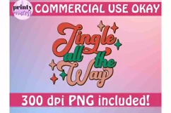 Christmas Sublimation PNG - Retro Holiday png Product Image 6