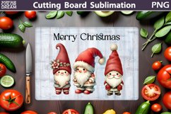 Christmas Gnomes Cutting Board |Merry Christmas Cutting Boar Product Image 1