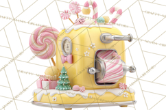 Retro Christmas Appliances Clipart PNG Product Image 2