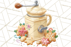 Retro Christmas Appliances Clipart PNG Product Image 2