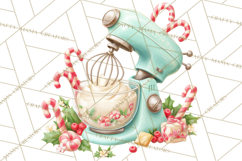 Retro Christmas Appliances Clipart PNG Product Image 2