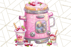 Retro Christmas Appliances Clipart PNG Product Image 4