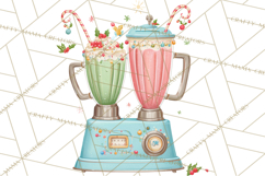 Retro Christmas Appliances Clipart PNG Product Image 3