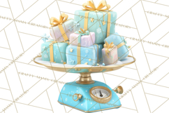 Retro Christmas Appliances Clipart PNG Product Image 2