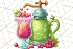 Retro Christmas Appliances Clipart PNG Product Image 2