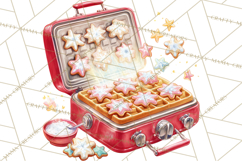 Retro Christmas Appliances Clipart PNG Product Image 4